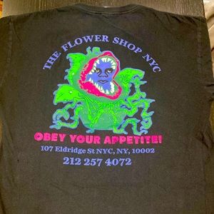 OBEY x The Flower Shop NYC tee shirt